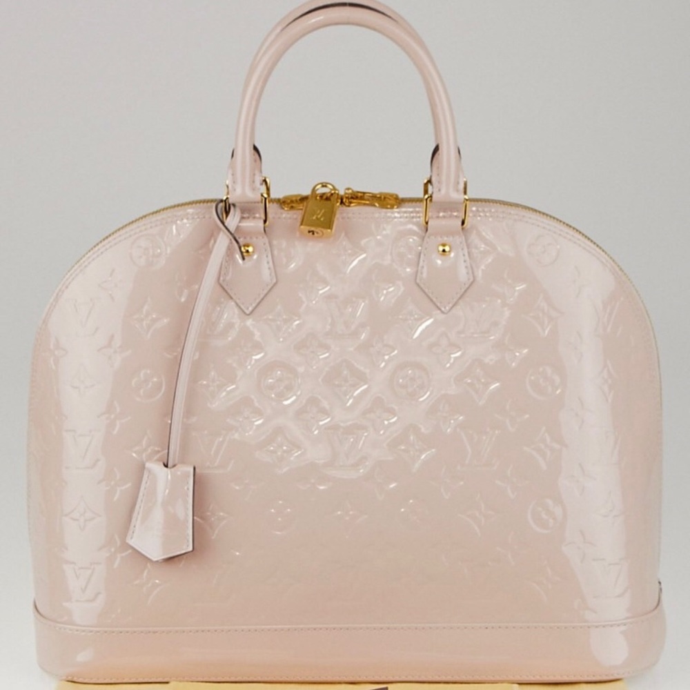 Louise Vuitton Alma Vernis Rose Ballerina💋👜🎀